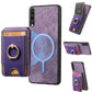 Retro Splitable Magnetic Stand Card Bag Leather Phone Case