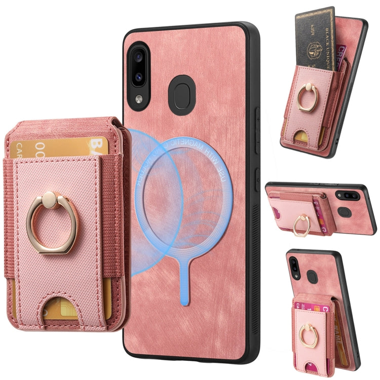 Retro Splitable Magnetic Stand Card Bag Leather Phone Case