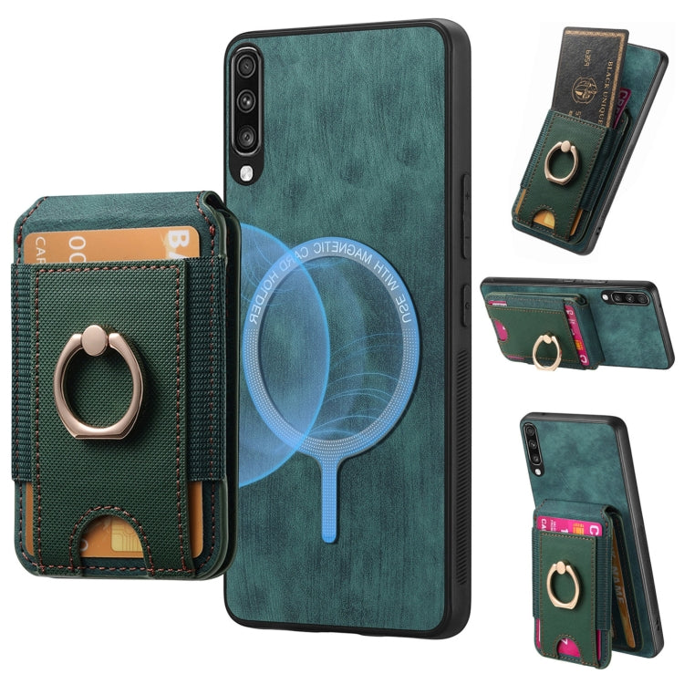Retro Splitable Magnetic Stand Card Bag Leather Phone Case