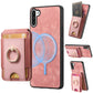 Retro Splitable Magnetic Stand Card Bag Leather Phone Case