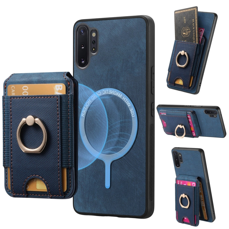 Retro Splitable Magnetic Stand Card Bag Leather Phone Case