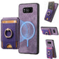 Retro Splitable Magnetic Stand Card Bag Leather Phone Case