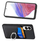 Carbon Fiber Card Wallet Ring Phone Case