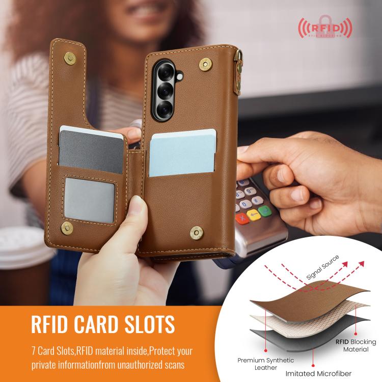 CaseMe C22 Card Slots Holder RFID Anti-theft Phone Case