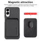 Carbon Fiber Leather Card Magsafe Phone Case, For Samsung Galaxy S25 Edge 5G, For Samsung Galaxy A56 5G, For Samsung Galaxy A36 5G