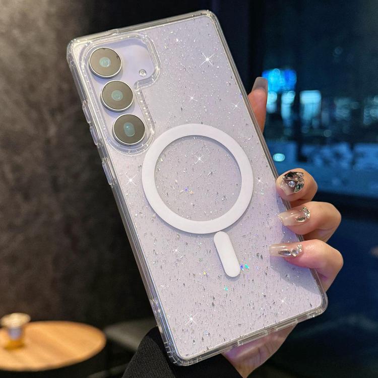 Sequins Glitter MagSafe TPU Phone Case, For Samsung Galaxy S25 Edge 5G, For Samsung Galaxy S25 5G, For Samsung Galaxy S25+ 5G, For Samsung Galaxy S25 Ultra 5G