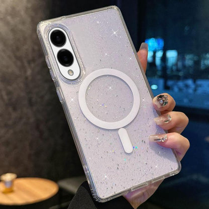 Sequins Glitter MagSafe TPU Phone Case, For Samsung Galaxy S25 Edge 5G, For Samsung Galaxy S25 5G, For Samsung Galaxy S25+ 5G, For Samsung Galaxy S25 Ultra 5G
