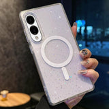 Sequins Glitter MagSafe TPU Phone Case, For Samsung Galaxy S25 Edge 5G, For Samsung Galaxy S25 5G, For Samsung Galaxy S25+ 5G, For Samsung Galaxy S25 Ultra 5G