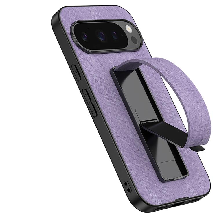 Electroplating Wristband Holder Brushed Texture Phone Case, For Google Pixel 10 / 10 Pro