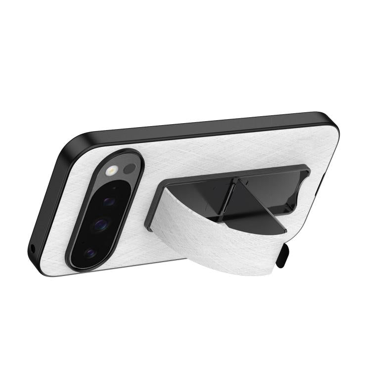 Electroplating Wristband Holder Brushed Texture Phone Case, For Google Pixel 10 / 10 Pro