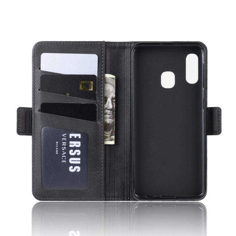 Wallet Stand Leather Cell Phone Case for Galaxy A20E，with Wallet & Holder & Card Slots