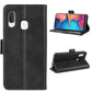 Wallet Stand Leather Cell Phone Case for Galaxy A20E，with Wallet & Holder & Card Slots