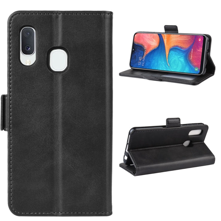 Wallet Stand Leather Cell Phone Case for Galaxy A20E，with Wallet & Holder & Card Slots