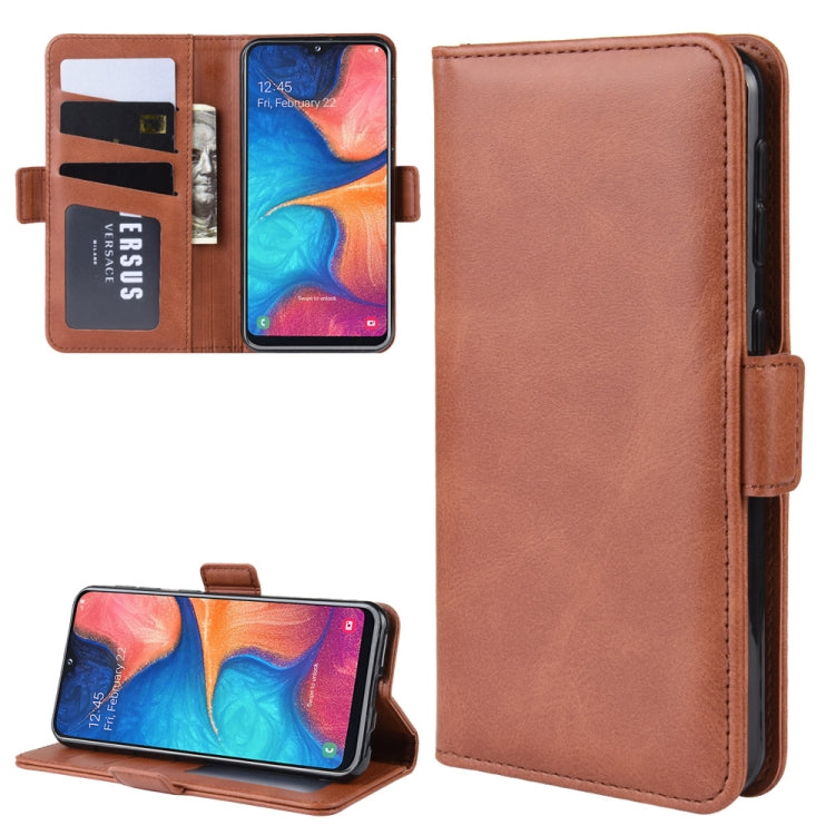 Wallet Stand Leather Cell Phone Case for Galaxy A20E，with Wallet & Holder & Card Slots