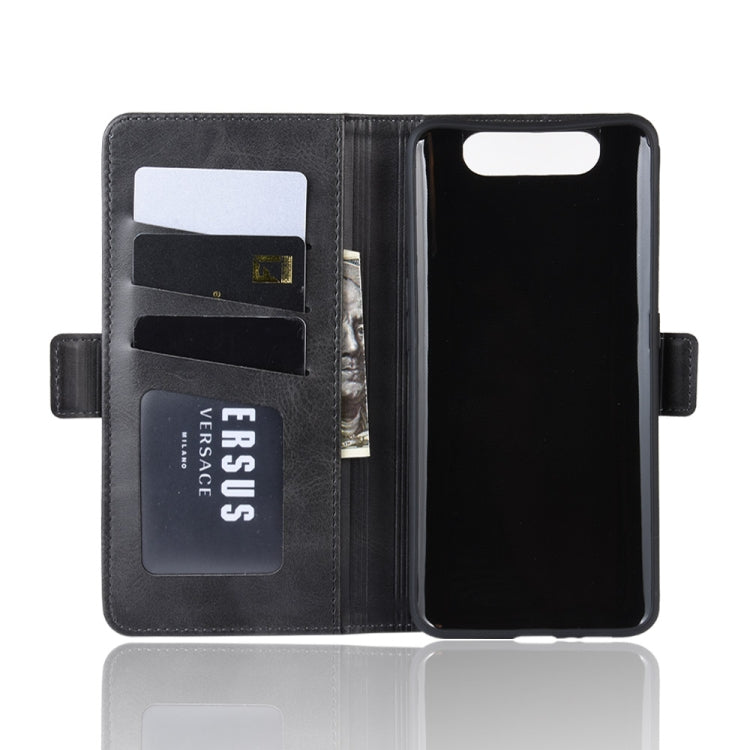 Wallet Stand Leather Cell Phone Case for Galaxy A80/A90，with Wallet & Holder & Card Slots