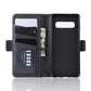 Wallet Stand Leather Cell Phone Case for Galaxy S10，with Wallet & Holder & Card Slots