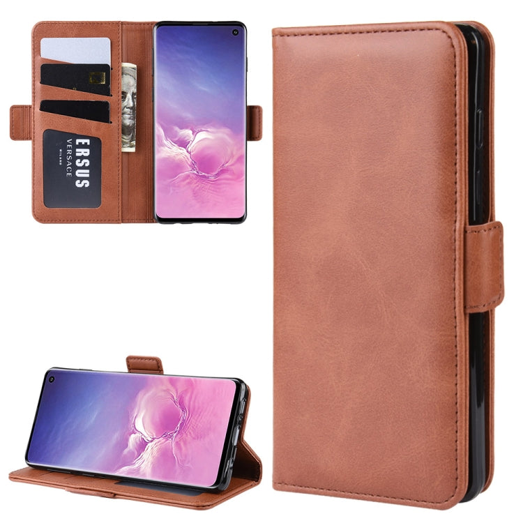 Wallet Stand Leather Cell Phone Case for Galaxy S10，with Wallet & Holder & Card Slots