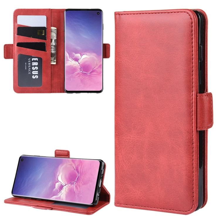 Wallet Stand Leather Cell Phone Case for Galaxy S10，with Wallet & Holder & Card Slots
