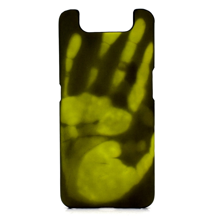 Paste Skin + PC Thermal Sensor Discoloration Protective Back Cover Case For Galaxy A80 / A90