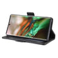 Wallet Stand Leather Cell Phone Case for Galaxy Note 10，with Wallet & Holder & Card Slots