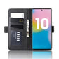 Wallet Stand Leather Cell Phone Case for Galaxy Note 10 Pro，with Wallet & Holder & Card Slots