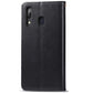 Retro Solid Color Leather Buckle Mobile Phone Protection Leather Case with Photo Frame & Card Slot & Wallet & Bracket Function for Galaxy A20 / A30