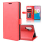 R64 Texture Single Fold Horizontal Flip Leather Case for Galaxy Note 10+, with Holder & Card Slots & Wallet
