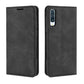 Retro-skin Business Magnetic Suction Leather Case with Purse-Bracket-Chuck For Galaxy A50