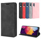 Retro-skin Business Magnetic Suction Leather Case with Purse-Bracket-Chuck For Galaxy A50