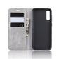 Retro-skin Business Magnetic Suction Leather Case with Purse-Bracket-Chuck For Galaxy A50