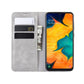Retro-skin Business Magnetic Suction Leather Case with Purse-Bracket-Chuck For Galaxy A30