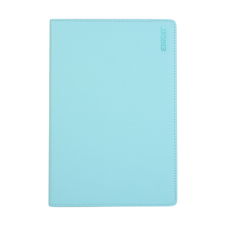 ENKAY 360 Degree Rotation Lichi Texture Leather Case with Holder for Samsung Galaxy Tab S6 10.5 T860 / T865