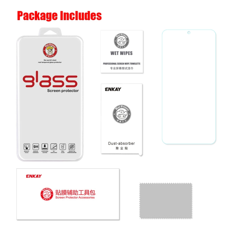 ENKAY Hat-prince 0.26mm 9H 2.5D Curved Edge Tempered Glass Film for
