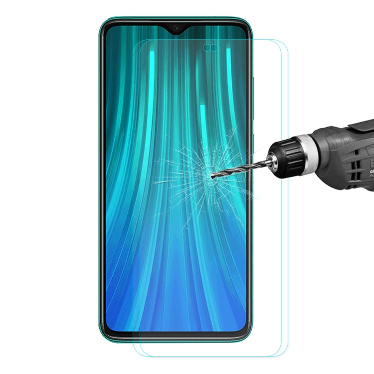 2 PCS ENKAY Hat-prince 0.26mm 9H 2.5D Curved Edge Tempered Glass Film for