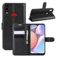 For Galaxy A10s  Litchi Texture Horizontal Flip Leather Case , with Wallet & Holder & Card Slots