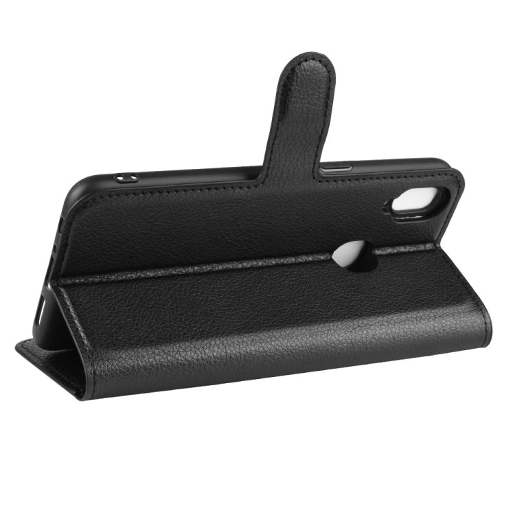 For Galaxy A10s  Litchi Texture Horizontal Flip Leather Case , with Wallet & Holder & Card Slots