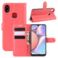 For Galaxy A10s  Litchi Texture Horizontal Flip Leather Case , with Wallet & Holder & Card Slots