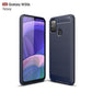 For Galaxy M30S Brushed Texture Carbon Fiber TPU Case