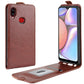 For Galaxy A10s Crazy Horse Vertical Flip Leather Protective Case