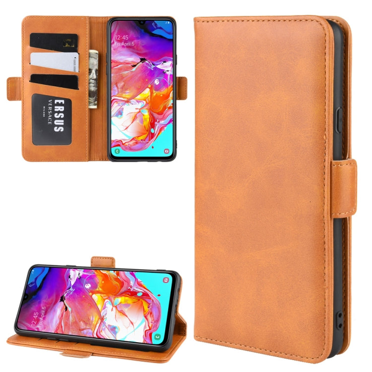 For Galaxy A20s Wallet Stand Leather Cell Phone Case with Wallet & Holder & Card Slots