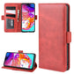 For Galaxy A20s Wallet Stand Leather Cell Phone Case with Wallet & Holder & Card Slots