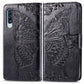 For Galaxy A30S Butterfly Love Flower Embossed Horizontal Flip Leather Case with Bracket / Card Slot / Wallet / Lanyard