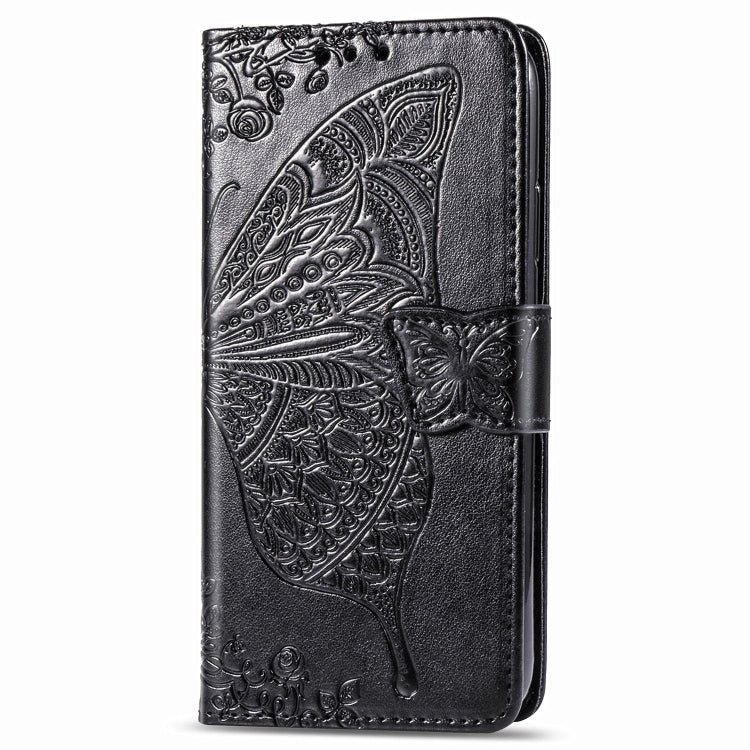 For Galaxy A20S  Butterfly Love Flower Embossed Horizontal Flip Leather Case with Bracket / Card Slot / Wallet / Lanyard