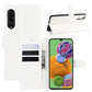 For 三星A90 5G Litchi Texture Horizontal Flip Leather Case with Wallet & Holder & Card Slots