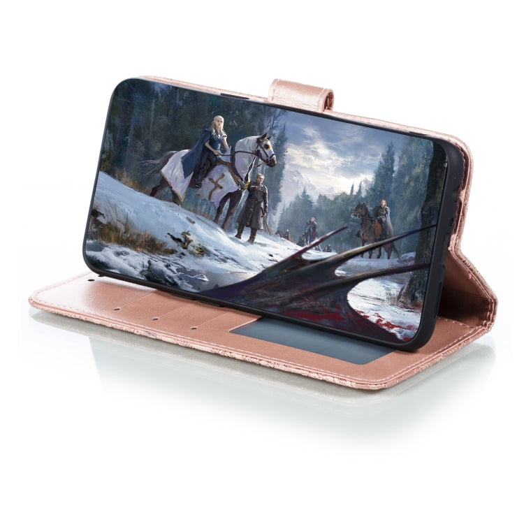 For Galaxy A10S Lace Flower Embossing Pattern Horizontal Flip Leather Case , with Holder & Card Slots & Wallet & Photo Frame & Lanyard