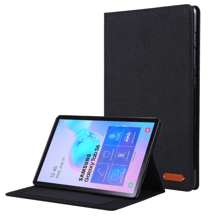 For Galaxy Tab S6 / T860 / T865 Cloth Pattern Flat Protective Shell