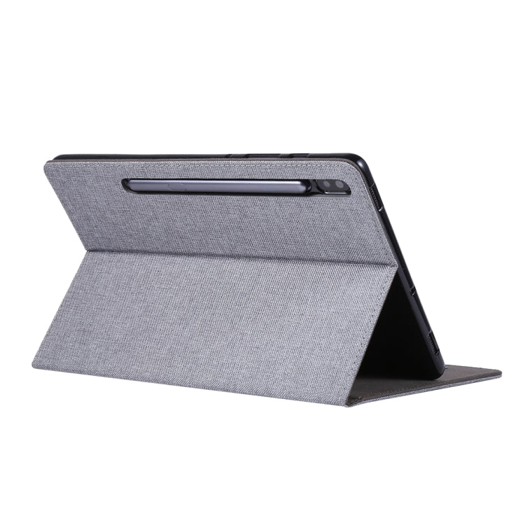 For Galaxy Tab S6 / T860 / T865 Cloth Pattern Flat Protective Shell