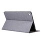 For Galaxy Tab S5e T720 / T725 Cloth Style Flat Protective Shell