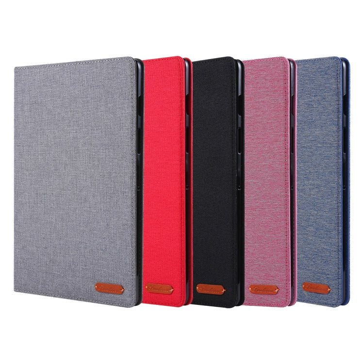 For Galaxy Tab S5e T720 / T725 Cloth Style Flat Protective Shell