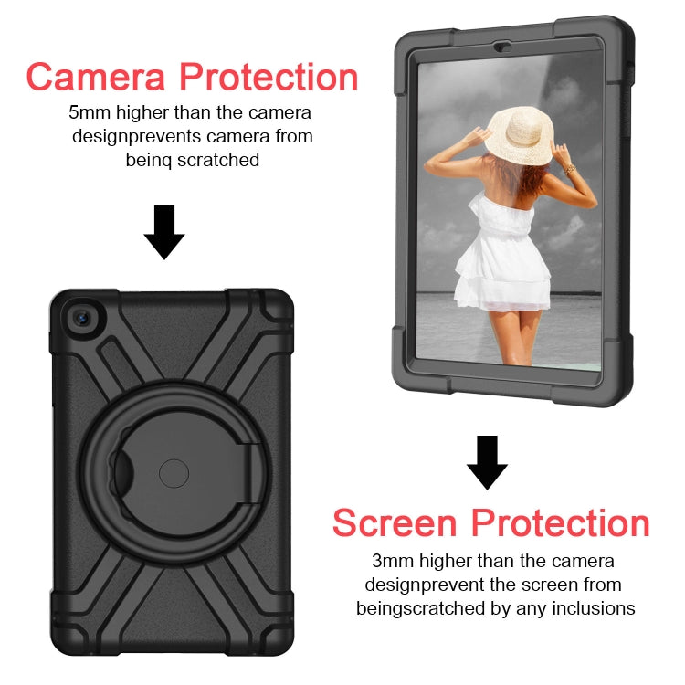 EVA + PC Flat Protective Shell with 360 ° Rotating Bracket